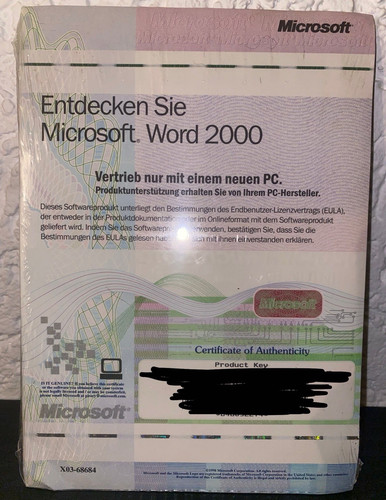 Microsoft word 2000 deutsch - microsoft,