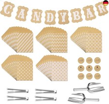 67 Stück Candy Bar Zubehör