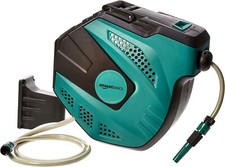 Amazon Basics Schlauchtrommel zur Wandmontage, mit Schlauch, automatische Aufrol