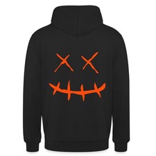 Smiley Gesicht Witzig Horror Face Halloween Unisex Hoodie
