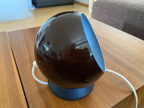 Kugel leuchte spaceage - kugel-leuchte, braun