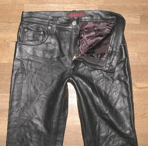 Maddox herren lederjeans - /, herren-