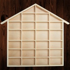 Holz Haus Regal 26 Fächer