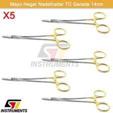 5er Mayo Hegar TC Nadelhalter – Zahnarzt Naht OP Instrument Chirurgisch Dental