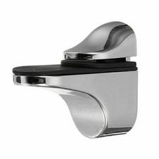 2×Einstellbare Wandhalterung Schwebendes Halterung Holz Glas Regal Metall