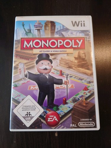 Nintendo wii monopoly classic - monopoly,