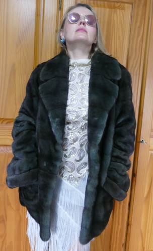 Echtpelz pelzjacke mantel - pelzjacke,