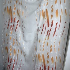 Vorhang Gardine Stores mit Tunnel 8 cm Maß 253 x 124 cm gesäumt 2 cm Bleiband