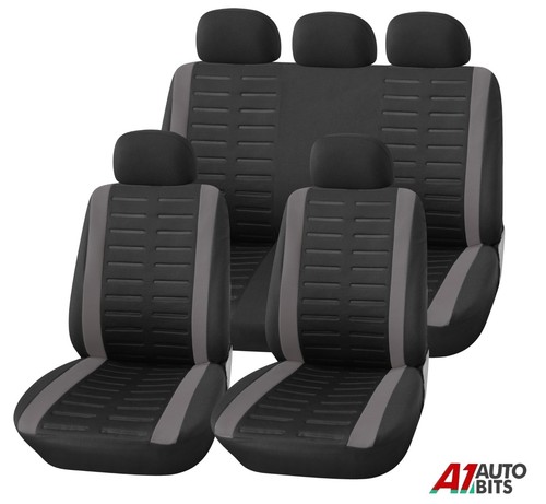 Grau schwarz auto sitzbezüge - auto,