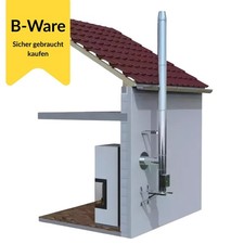 Oskar 130mm ø doppelwandiger Edelstahlschornstein Bausatz - B Ware