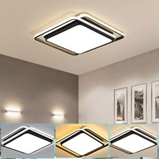 Dimmbar LED Deckenleuchte Deckenlampe Büro Wohn Schlafzimmer Küchen Kronleuchter