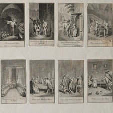 Chodowiecki Blaise Goulart Kupferstich Illustration Klassizismus unsigniert 1775