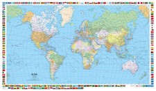 Weltkarte politisch Poster |