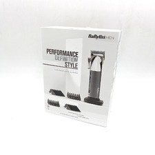 Babyliss Haarschneider Bart Trimmer Super X Metal Anthrazit E996E Schnurlos Präz