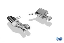 Fox Duplex Auspuff Sportauspuff Endschalldämpfer für Mercedes SL - R230 Facelift