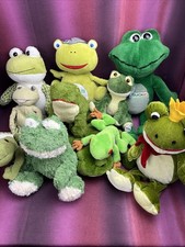 Frosch Konvolut Kuscheltiere Plüsch Stofftier Frösche Sammlung 11 Stück