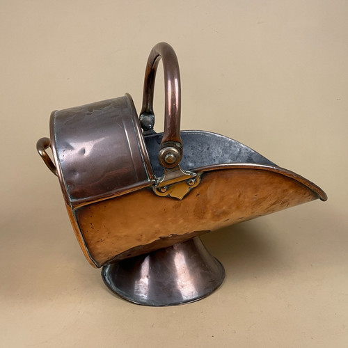 Kupfer kohle eimer antik - kupfer, kamin