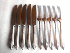 WMF 900 Fächermuster 10 teilig Vorspeisebesteck 90 Silber Silberbesteck