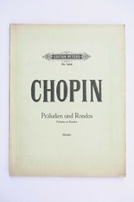 Noten. Chopin.  Präludien und