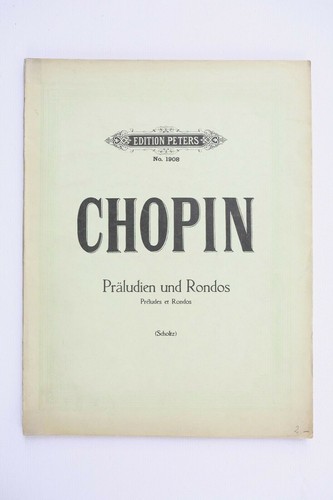 Noten chopin präludien und - ,