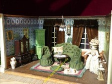 antike Puppenstube mit Boulle