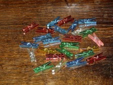 23 Stk Kleine Holzklammern Klammern Wäscheklammern Geschenk Basteln Bauen