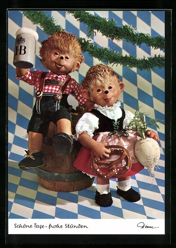 Ansichtskarte mecki - mecki, in