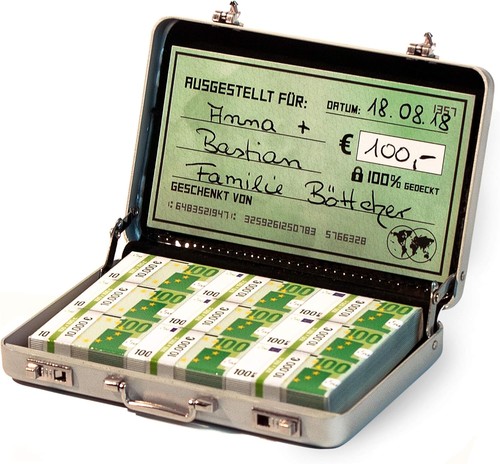 Geldkoffer als geldgeschenk - geldkoffer,