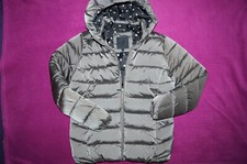 Tolle Winterjacke " Zabaione " Modell Heidi grau Gr. L Daunenoptik neuwertig