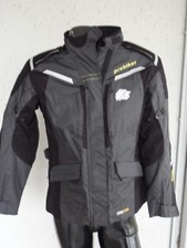 PROBIKER CORDURA MOTORRAD DAMEN TEXTILJACKE Grau-Schwarz Gr.36-44
