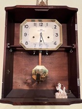 Antike Wanduhr Odo  Pendeluhr Westminster Uhr Ohne Tür