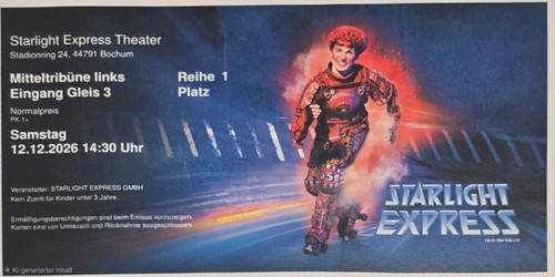 Starlight express 1 - 4x,