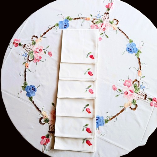 Tischdecke weiß rund - ,