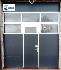 Hallentor Werkstatttor Sektionaltor Industrietor mit Schlupftüre