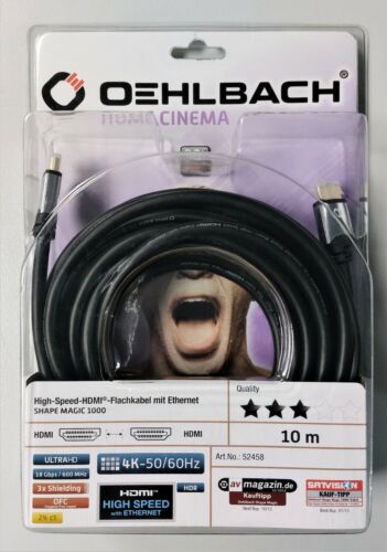 Oehlbach hdmi kabel - kabel, flachkabel