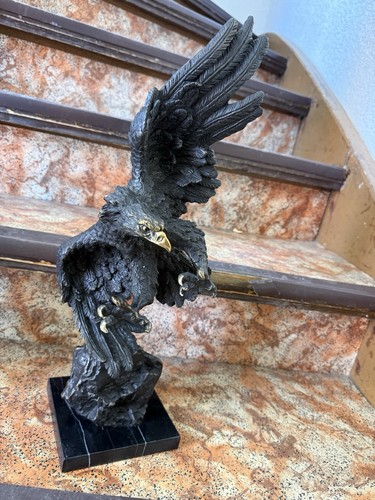 Großer bronze adler signiert - großer,