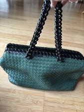 Bottega Veneta Damen Handtasche Dkl. Grün