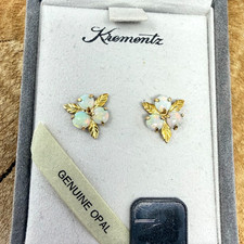 Vintage Krementz echt Opal