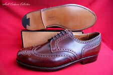 Crockett & Jones f Alt Wien Pferdeleder Shell Cordovan UK 8 Oxblood Burgundy NEU