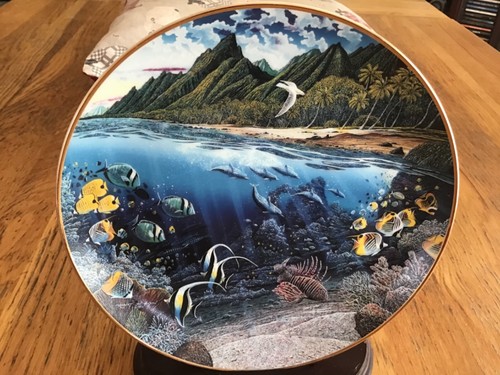 Tropischer fischteller - fischteller,