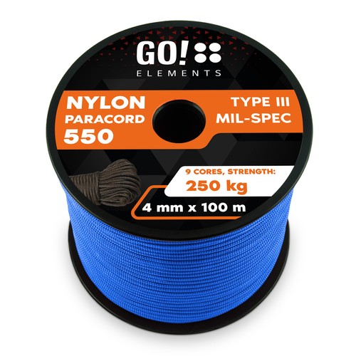 Paracord seil 4mm typ 550 - seil,