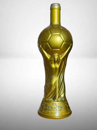 Pokal flasche gold wein - gold,