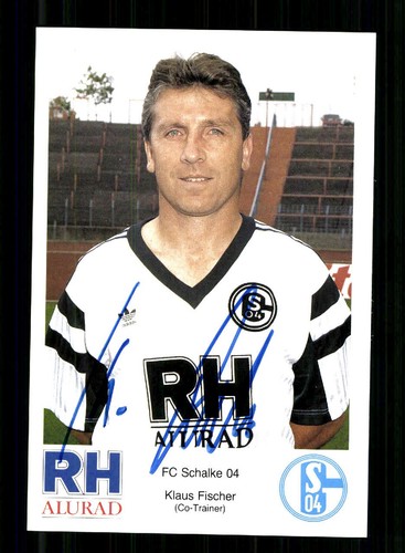 Klaus fischer autogrammkarte - klaus,