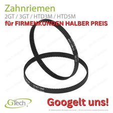 Zahnriemen geschlossen Antriebsriemen closed belt 2GT GT2 HTD 3M 5M bis 9mm