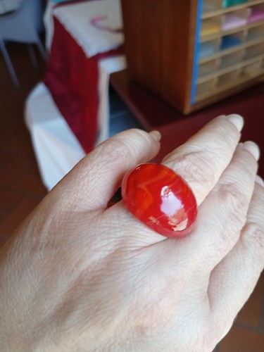 Murano glas ring - murano,