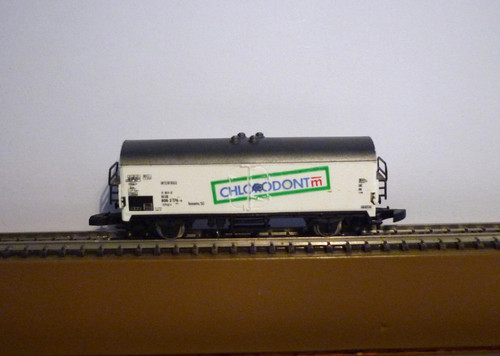 Werbewagen chlorodont druck - werbewagen,
