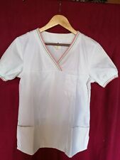 Kasack Damen , gr. S , weiß / rosa / blau