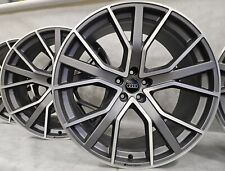 Satz Alufelgen Audi  Q7 SQ7 RSQ7 Felgen 4M0601025CS 4M0601025CP 10x22 ET26