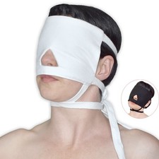 Weiche Fetisch Augenbinde - Bondage Erotik Maske - BDSM Schlafmaske Psychiatrie