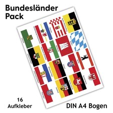 16 Länderfahnen Flaggen